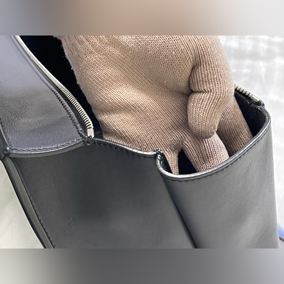 Celine edge medium calf hair leether shoulder bag - Picture 9 of 17